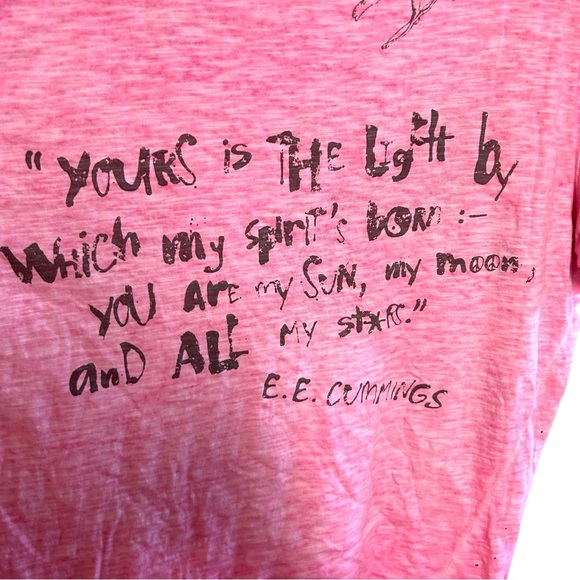 Magnolia pearl moon phase T-shirt orbital velocity graphic boyfriend distressed - Picture 14 of 16